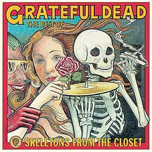 Grateful Dead 'Skeletons From The Closet: Best of Grateful Dead' vinyl LP album cover and packaging.