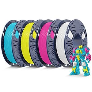 4-ct 0.25-kg SUNLU PLA+ 3D Printer Filament Bundle (various) from $10