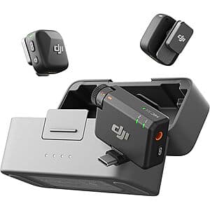 DJI Mic Mini Wireless Lavalier Microphone w/ 2x TX + 1x RX + Charging Case $79 + Free S&H & More
