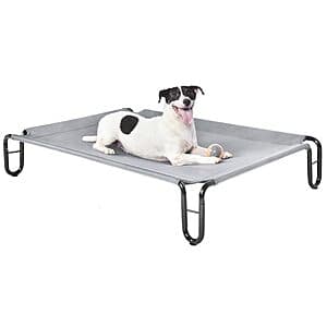 pettycare Elevated Outdoor Dog Bed (Grey; Medium) $16.50