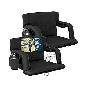 Alpcour Stadium Seats: Heated Reclining Seat w/ Armrests from $50 & More + Free Shipping w/ Prime