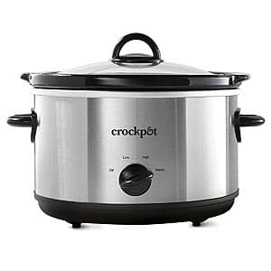 4.5-Quart Crock-Pot Ceramic Slow Cooker (3 Colors) $18 + Free Store Pickup