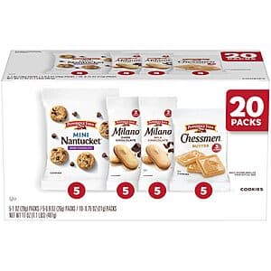 Select Accounts: 20-Pk Pepperidge Farm Cookies Snack Packs (variety packs) $10.50 w/ S&S