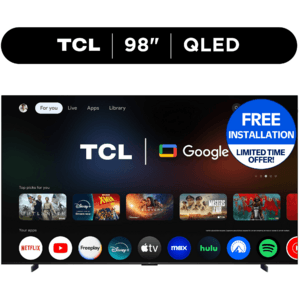 Walmart+ Members: 98” TCL 98Q51CG QLED 4K Google TV $998 & More