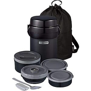 41oz Zojirushi Mr. Bento Stainless Steel Lunch Jar (Carbon Black) $34