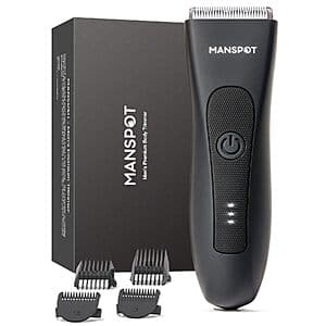 MANSPOT Manscape Rechargeable Wet/Dry Body Hair Trimmer w/ Guards (Various) $22.80 + Free S&H