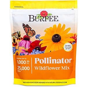 Prime Members: Burpee Wildflower 25,000 Non-GMO Pollinator Flower Seed Mix $2.85 + Free S&H