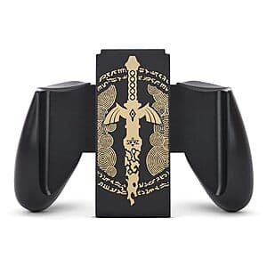 PowerA Joy-Con Comfort Grip for Nintendo Switch (Decayed Master Sword) $7