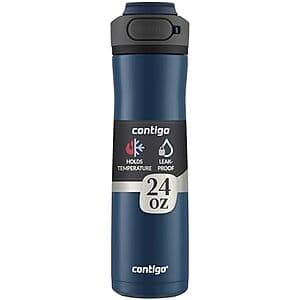 24-Oz Contigo Cortland Chill 2.0 Stainless Steel Water Bottle (Blueberry) 2 for $30.30 + Free Shipping