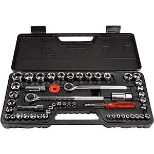 52-Piece Stalwart Drive Socket Set (SAE & Metric) $14.50