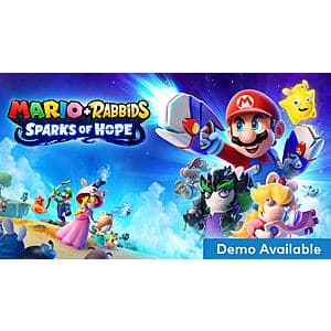 Mario + Rabbids: Sparks of Hope (Nintendo Switch Digital Download) $6 & More