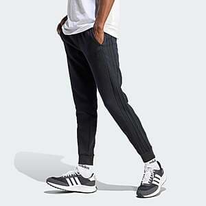 adidas Men's Essentials Fleece 3-Stripes Pants (Black or Gray, Select Sizes) $15 + Free Shipping