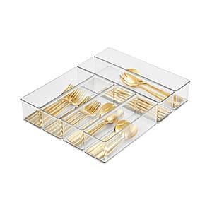 6-pc The Home Edit Clear Plastic Kitchen Drawer Edit Storage System $6.50