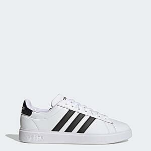 adidas Men's Grand Court Shoes (cloud white / core black) $17.50 + Free S&H