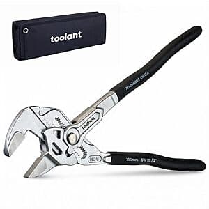 toolant 10-Inch Chrome Plated CR-V Adjustable Pliers Wrench $20.40 & More