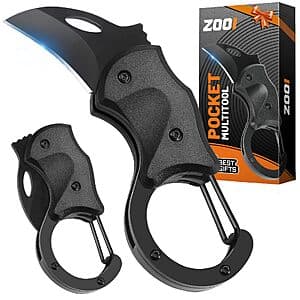 3.94" Carabiner EDC Pocket Knife Tool $5