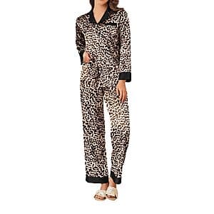 Ekouaer Women's Satin Button-Down Pajama Set (Various) $11