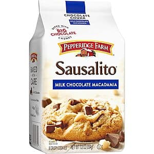 7.2-Oz Pepperidge Farm Sausalito Crispy Cookies (Milk Chocolate Macadamia Nut) 2 for $5.40 w/ S&S (Select Accounts)