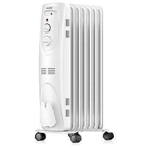 1500W Pelonis Basic Electric Oil Filled Radiator (White) $44.05 + Free Shipping
