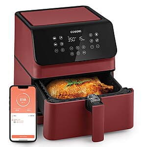 5.8-Qt Cosori Pro II 12-in-1 Smart Air Fryer w/ App & Voice Control (Red) $48 + Free Shipping