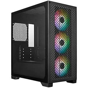 Cooler Master Elite 301 Micro-ATX High Airflow Computer PC Case w/ 3x ARGB Fans $40 + Free Shipping