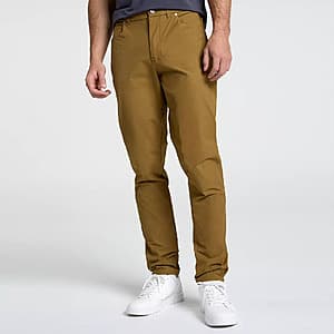 VRST men's canvas 5-pocket pant in neutral tone, designed for athletic and casual wear.