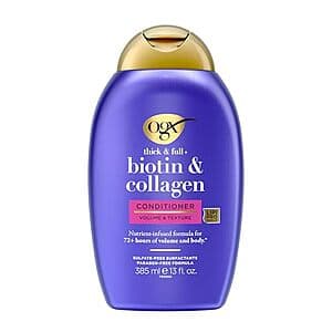 13-Oz OGX Thick & Full + Biotin & Collagen Volumizing Conditioner $2.70 w/ S&S
