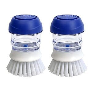 2-Pk CELOX Dish Brush w/ Soap Dispenser $6.90