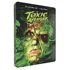 The Toxic Avenger Steelbook (4K UHD + Blu-ray) $22