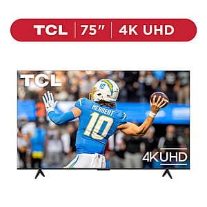 TCL 75" Class S5 4K UHD HDR LED TV w/ Google TV (75S571G, 2024) $398 + Free S&H