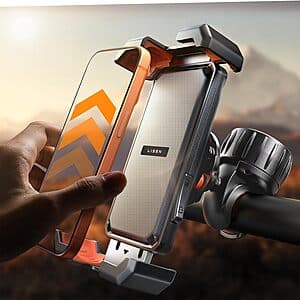 LISEN Anti-Shake Bike Phone Mount $8