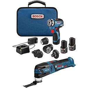 Bosch 12V Max 2-Tool Combo Kit w/ Chameleon Drill/Driver & Oscillating Multi-Tool $149 + Free Shipping