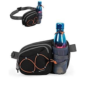Sportsnew 2L Hydration Waist Pack w/ Water Bottle Holder (Various) $7.50