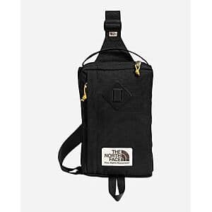 The North Face Berkeley Field Bag in black with 5-liter capacity, compact design suitable for day trips.