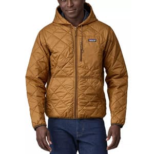 Patagonia Men's Diamond Quilted Bomber Hooded Jacket (Shelter Brown) $83.30 + Free Shipping