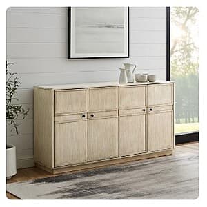 4-Door Walker Edison Classic Closed Storage Buffet (Birch) $90 + Free S/H