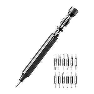 HOTO 24-In-1 Multi Bit Magnetic Mini Screwdriver (3 Colors) $11