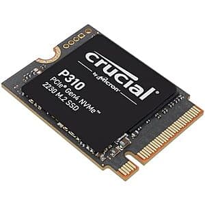 2TB Crucial P310 M.2 2230 PCIe Gen4 NVMe Solid State Drive $130 + Free Shipping