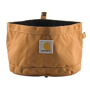 10-Cup Carhartt Nylon Duck Travel Dog Bowl (Brown) $12.60