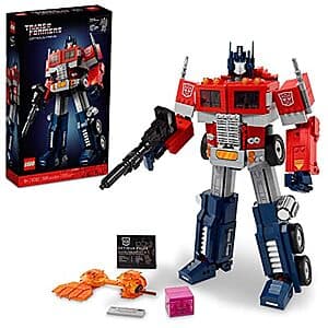 1508-Piece LEGO Icons Transformers Optimus Prime Figure Building Set (10302) $144 + Free Shipping