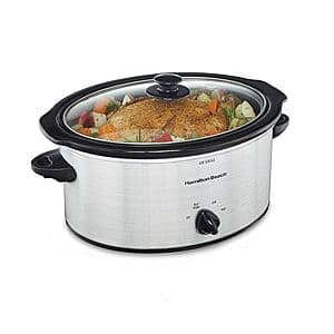 Hamilton Beach: 5-Qt Slow Cooker, 10-Speed Smoothie Blender or 12-Cup Coffee Maker $15.30 Each & More + Free Store Pickup