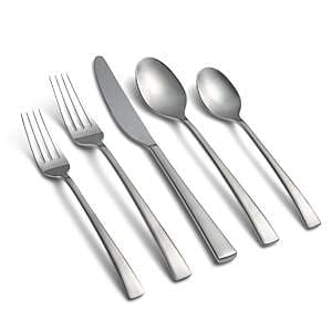 Cambridge 75% Off 18/10 Stainless Steel Flatware Sets: 65-Piece Layne Locke $54.75 & More + Free S/H on $75+