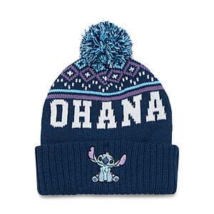 Women's Novelty Beanie Hat: Lilo & Stitch, Pokemon, Grinch, Rudolph & More $5 Each