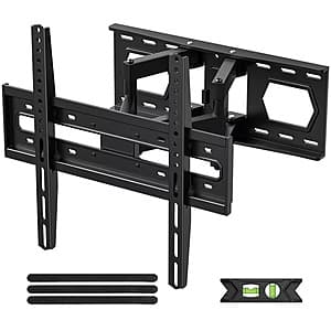 USX MOUNT Full Motion TV Wall Mount for 26-65" TVs up to 100lbs $17