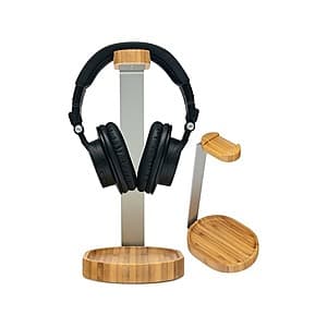 Knox Gear Bamboo Headphone Stand $13 + Free S&H w/ Amazon Prime