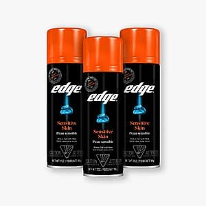 3-Count 7-Oz Edge Shave Gel w/ Aloe (Sensitive Skin) $6.80 ($2.26 Ea) w/ S&S + Free Shipping w/ Prime or on $35+