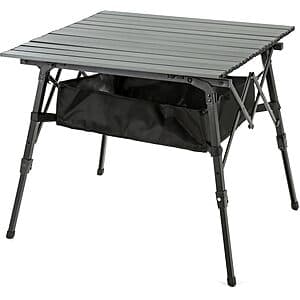 Select Areas: 39" ARROWHEAD Outdoor Aluminum Folding Camp Roll Up Table (Grey) $38 + Free S&H