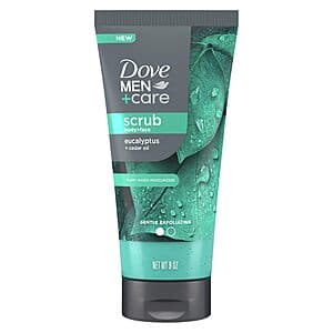 9-oz DOVE MEN + CARE Body and Face Scrub (Eucalyptus) $5.10 w/ Subscribe & Save