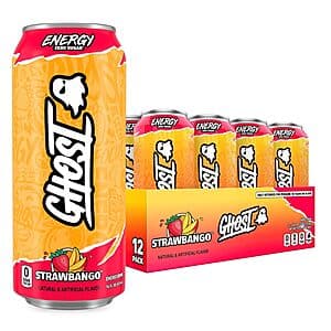 12-pk 16-oz GHOST Energy Drink (various) from 2 for $34.25 w/ S&S