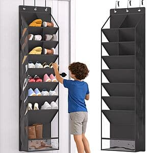 VERONLY Over-the-Door Shoe Organizer (16–20 Pair Capacity) $11.50